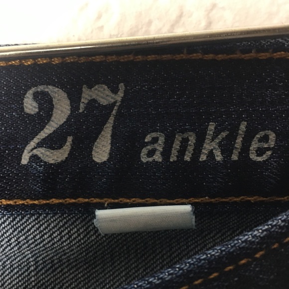 J CREW Distressed Toothpick Ankle SKinny Distressed Denim Jeans Size 27 - Picture 13 of 13